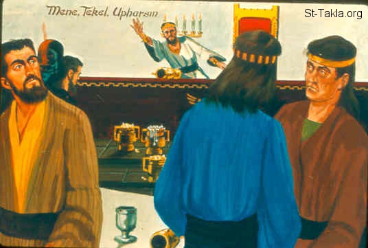Illustration for Daniel 5:7