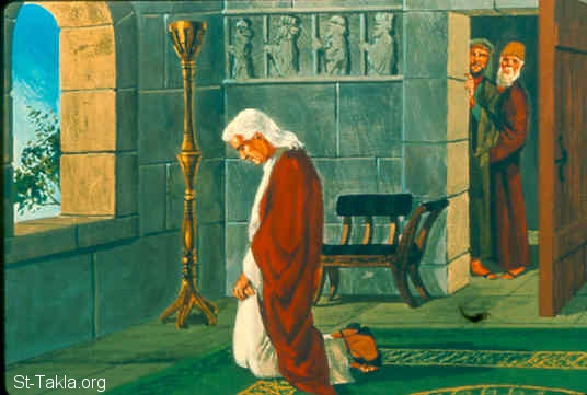 Illustration for Daniel 6:10