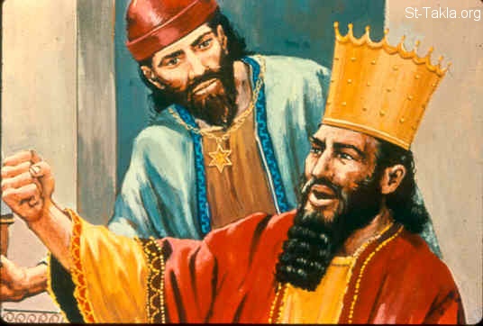 Illustration for Esther 1:12