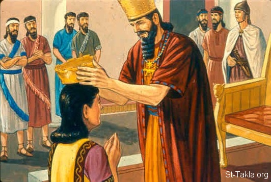 Illustration for Esther 2:17
