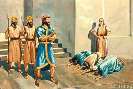 Illustration for Esther 3:2