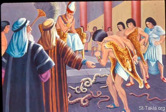Illustration for Exodus 7:7