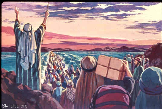 Illustration for Exodus 14:22