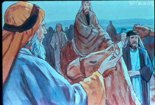 رسم توضيحي لـ التكوين ٣١:٢٢