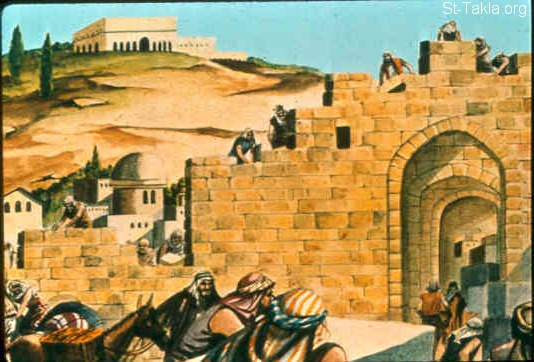Illustration for 1 Kings 7:1