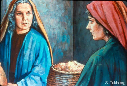 Illustration for Ruth 3:3