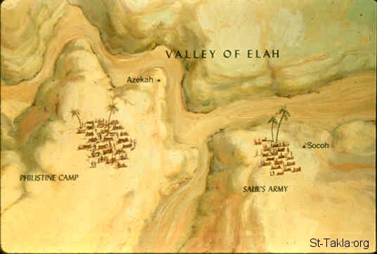 Illustration for 1 Samuel 17:1