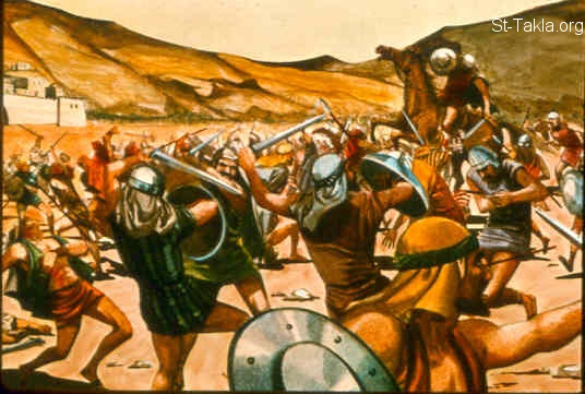 Illustration for 1 Samuel 31:1