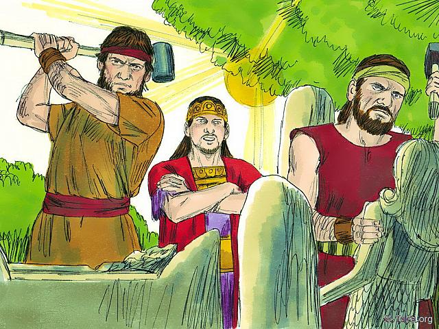 Illustration for 2 Kings 23:33