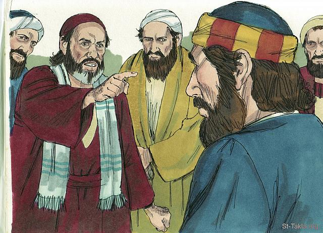 Illustration for Acts 11:3