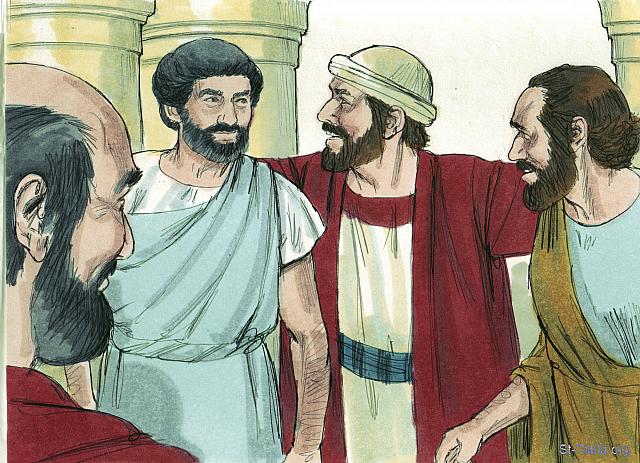 Illustration for Acts 11:6