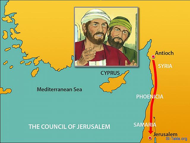 Illustration for Acts 15:2