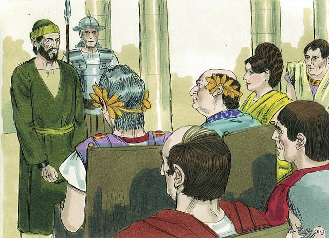 Illustration for Acts 25:23