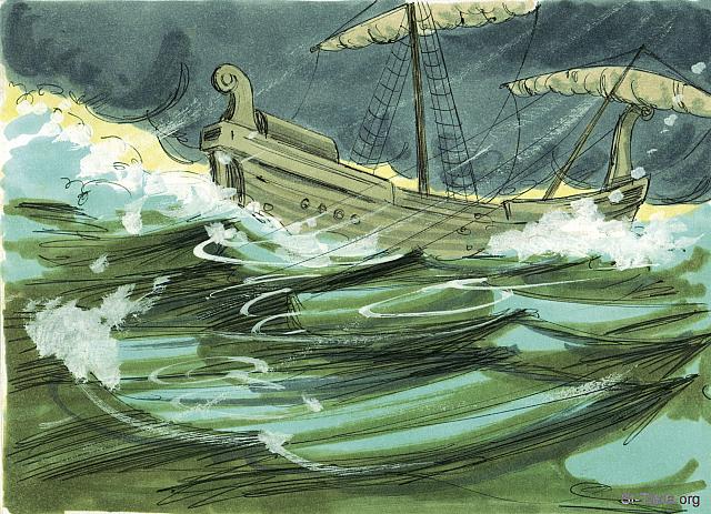Illustration for Acts 27:14