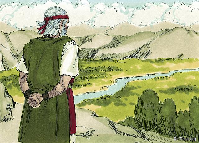 Illustration for Deuteronomy 34:4