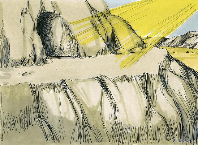 Illustration for Deuteronomy 34:6