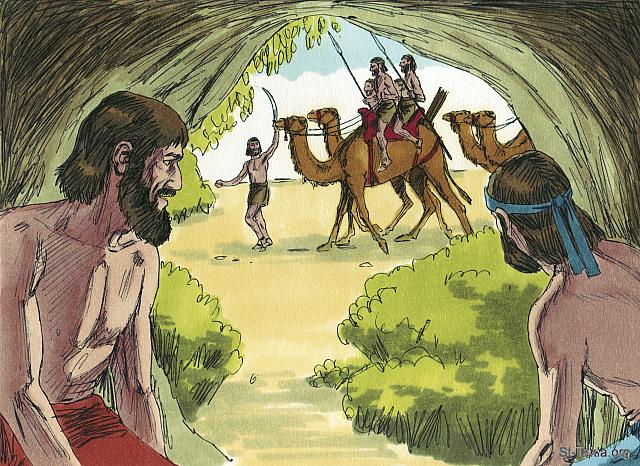 Illustration for Judges 6:2