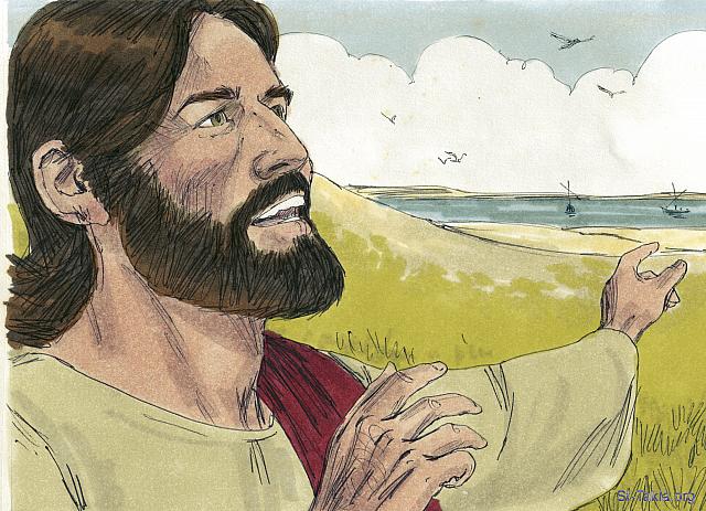 Illustration for Matthew 5:1